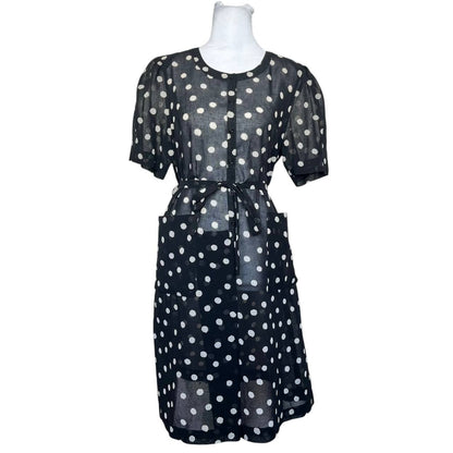 Black Polka Dot Dress