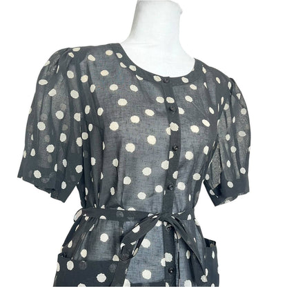 Black Polka Dot Dress