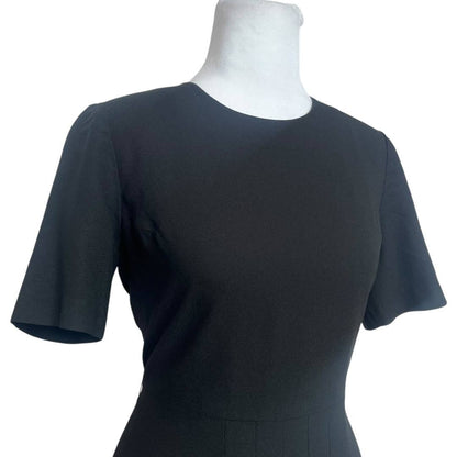 Elegant Black Pleated Dress