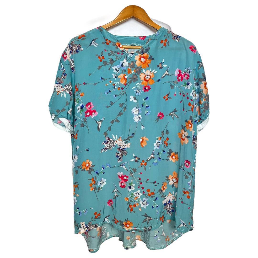 Floral Short Sleeve Blouse