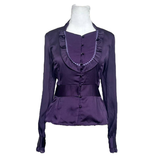 Elegant Purple Blouse