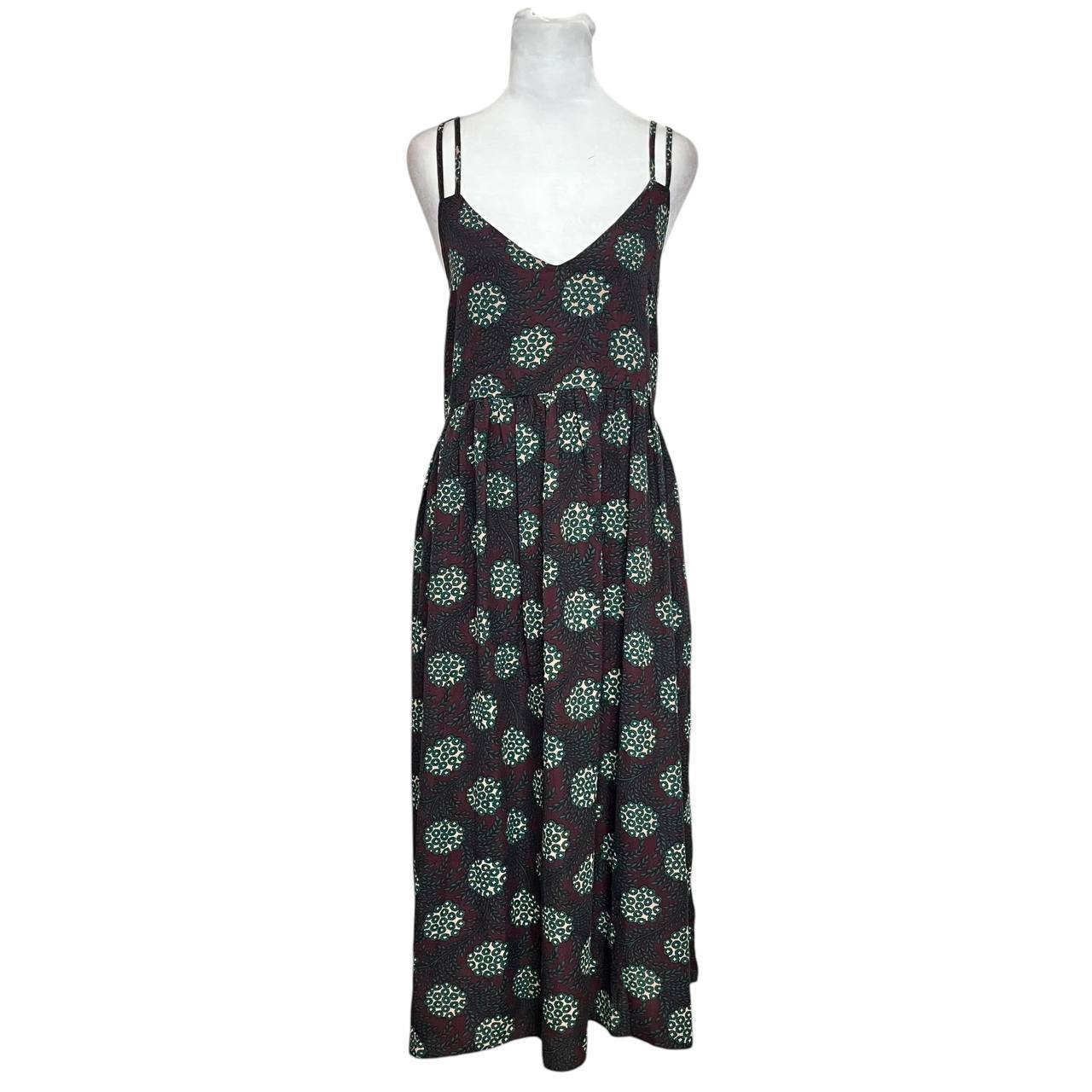 Black Floral Midi Sundress