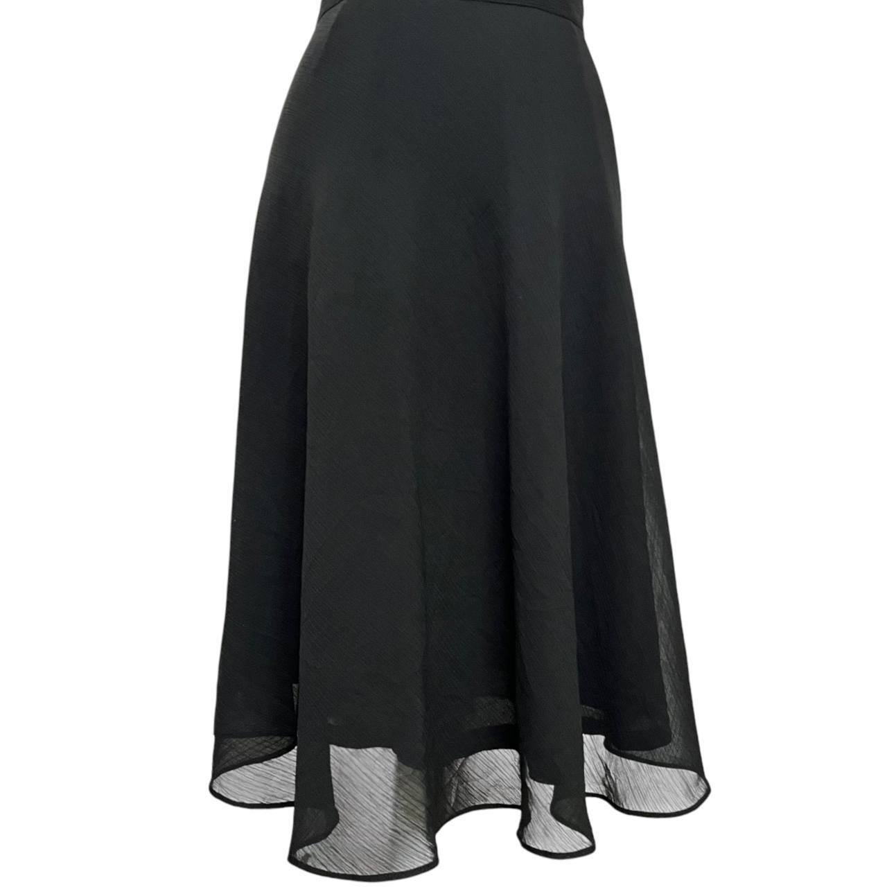 Elegant Black V-Neck Dress