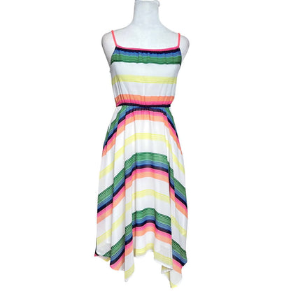 Multicolored Striped Summer Dress