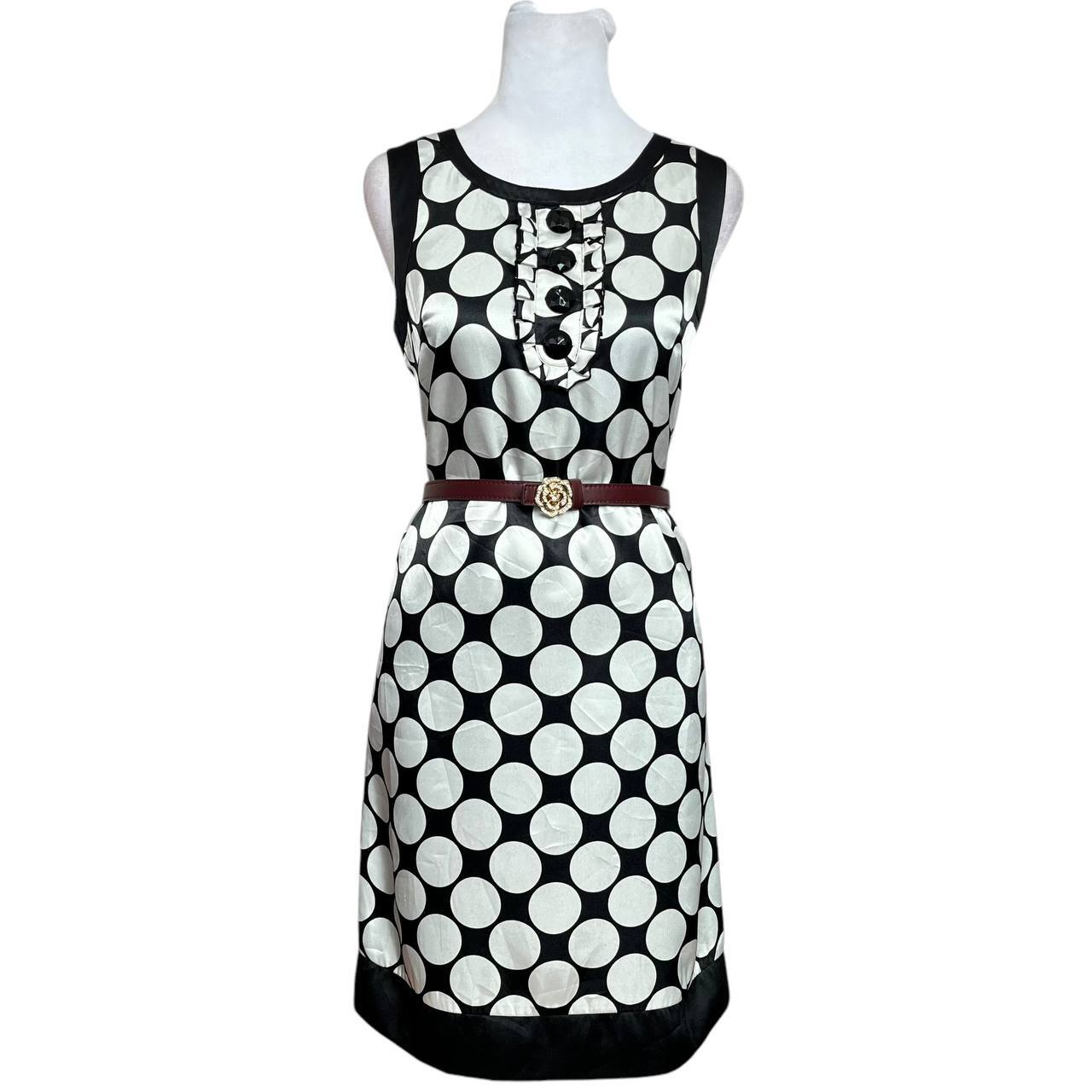 Black White Polka Dress