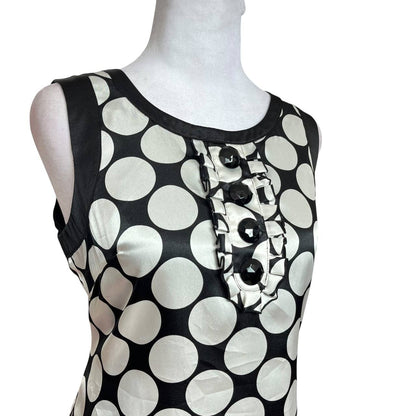 Black White Polka Dress