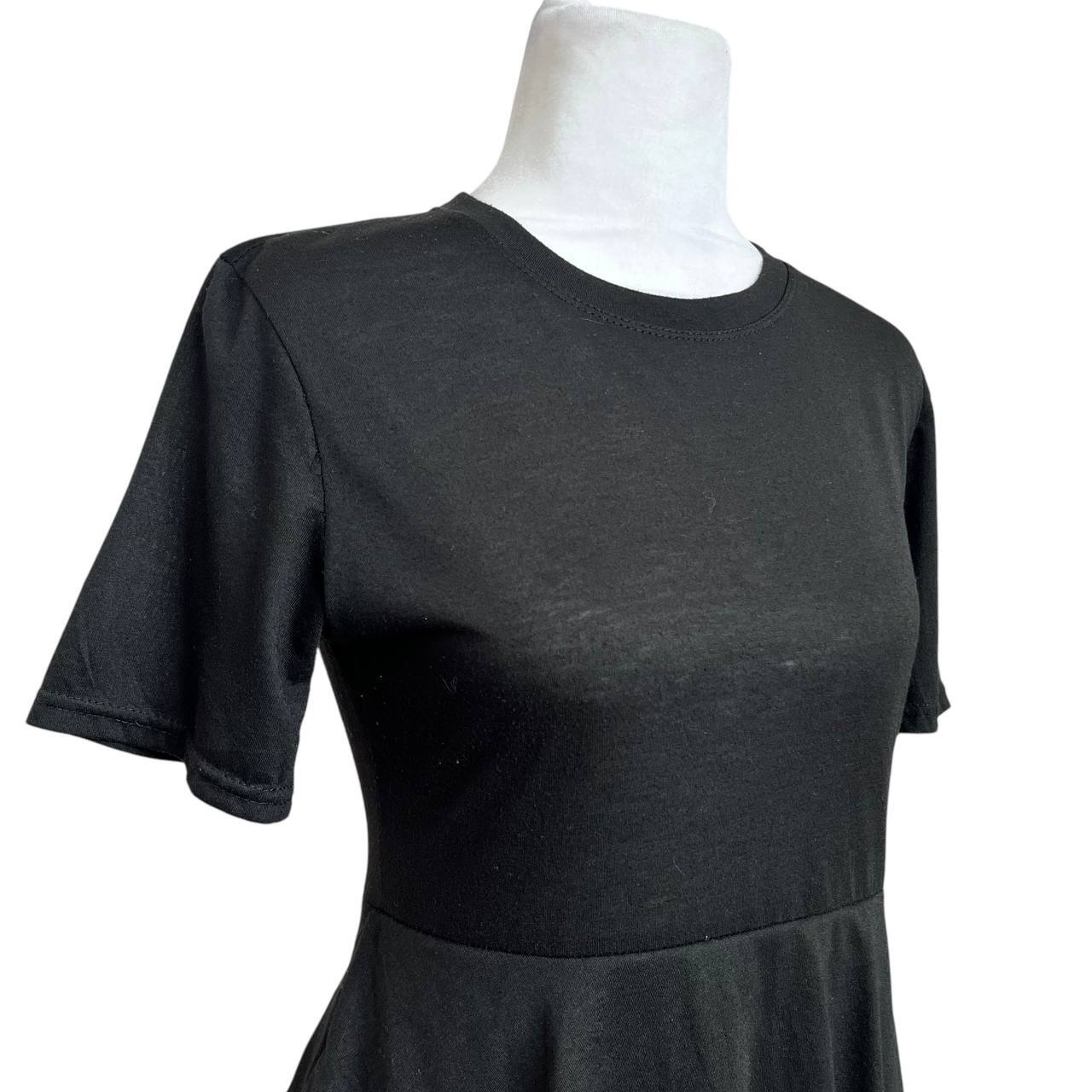 Black Ruffle Tiered Dress