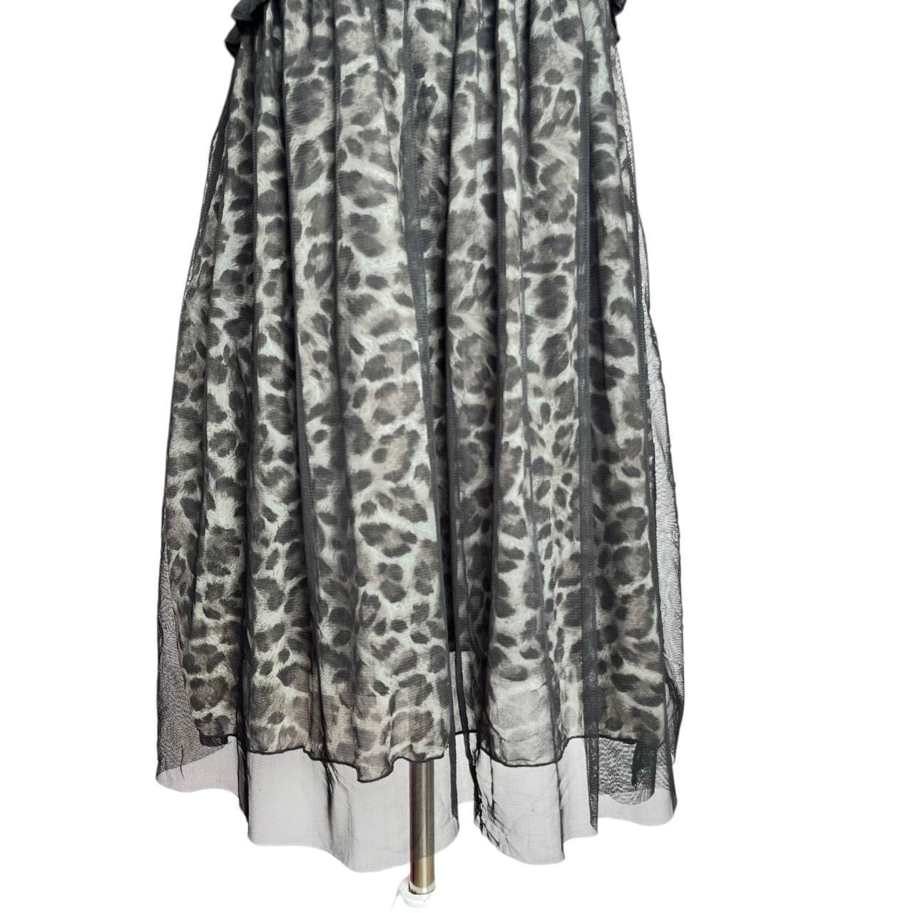 Leopard Print Smocked Dress