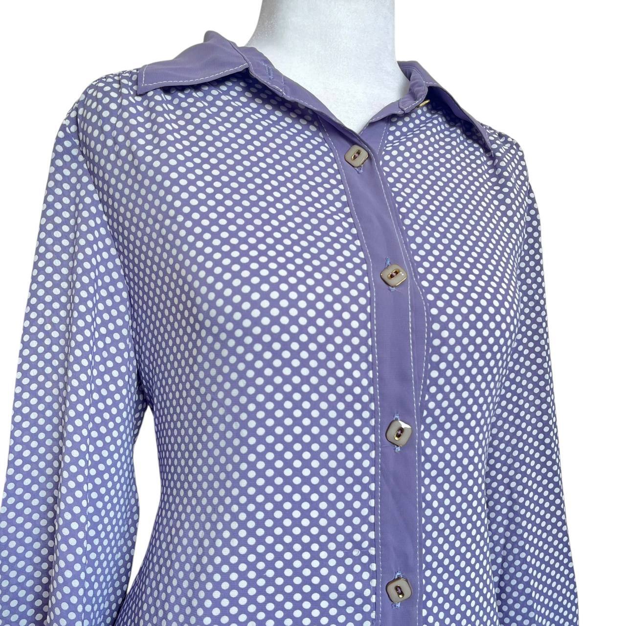 Purple Geometric Vintage Dress