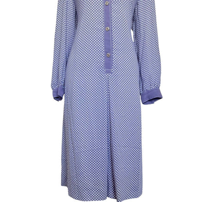 Purple Geometric Vintage Dress