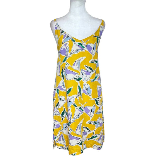 Yellow Floral Summer Dress