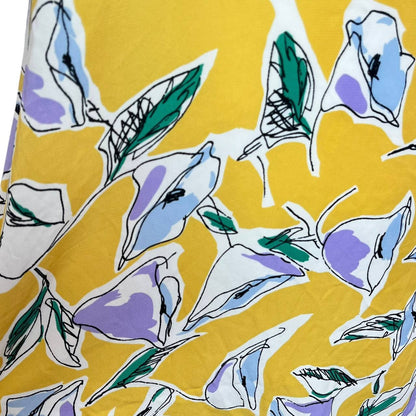 Yellow Floral Summer Dress