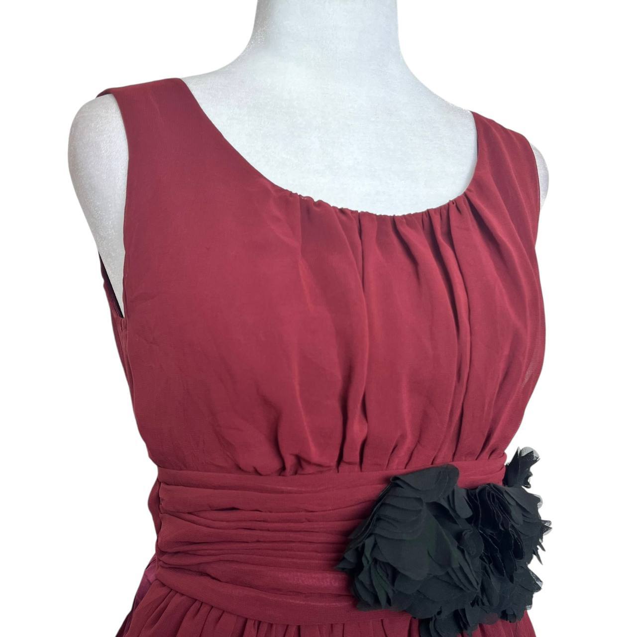 Burgundy Sleeveless Dress