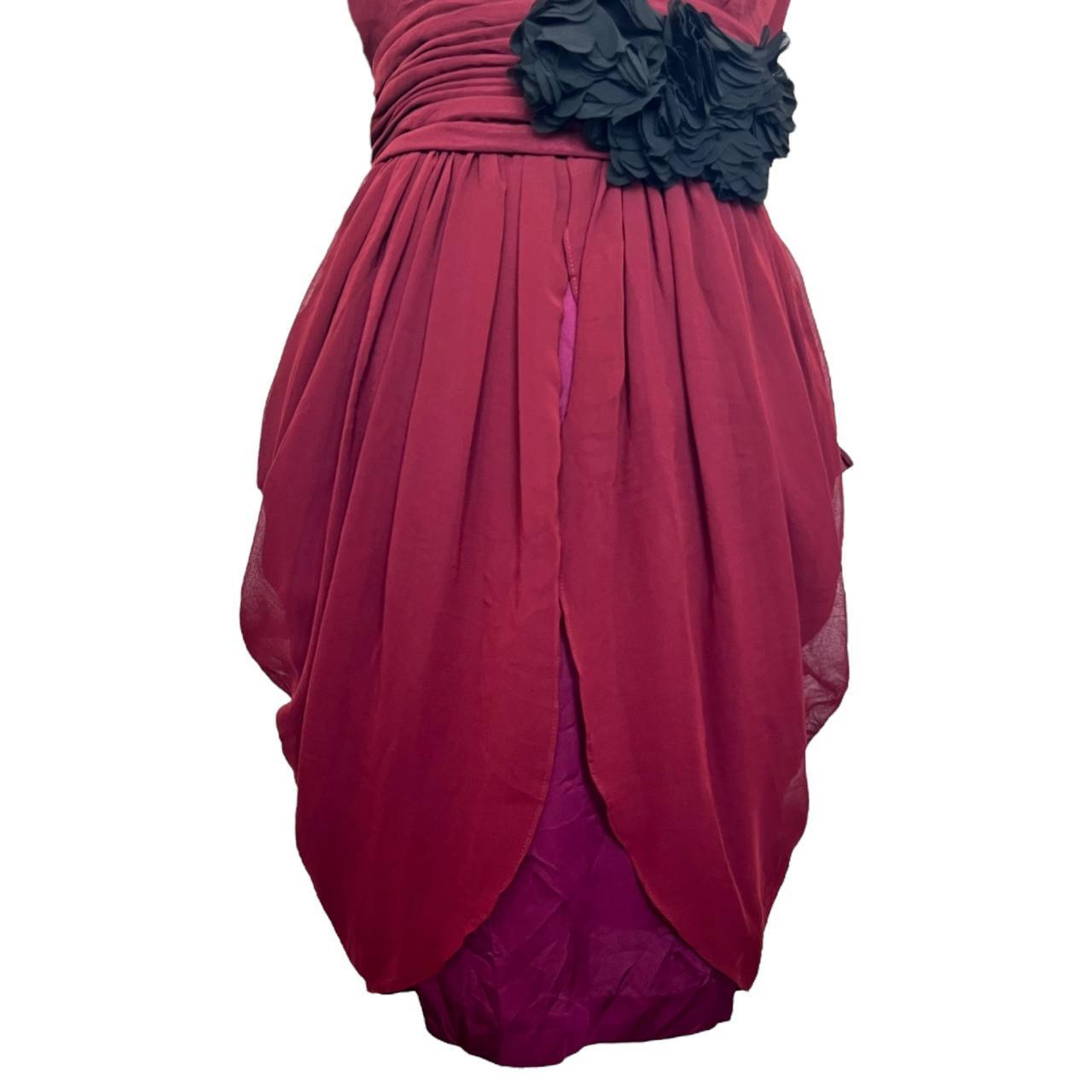 Burgundy Sleeveless Dress