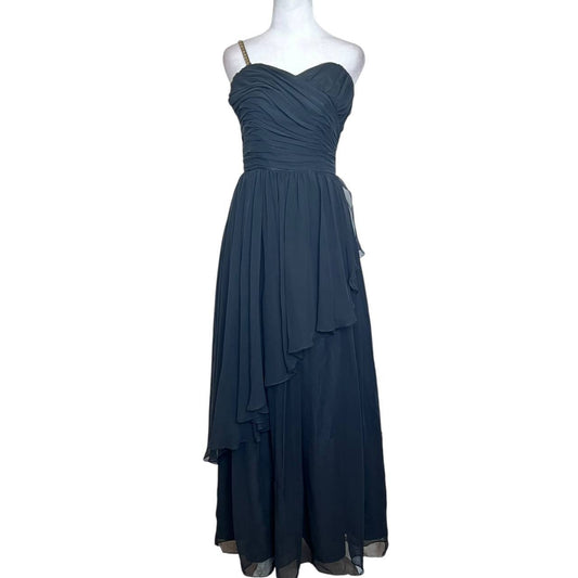 Elegant Black Strapless Dress