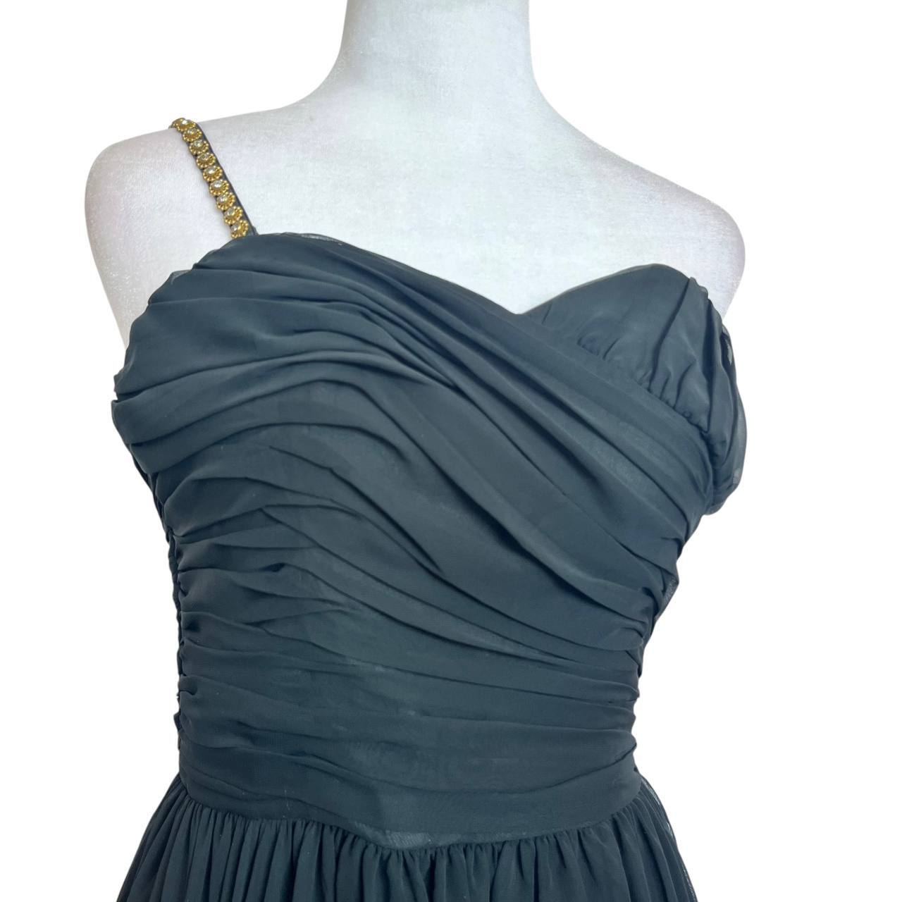Elegant Black Strapless Dress