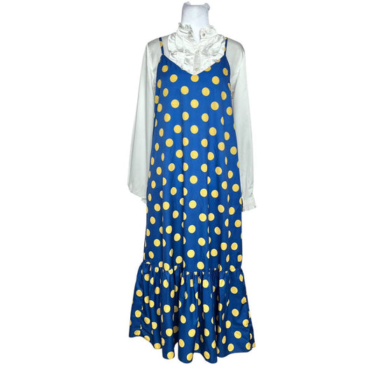 Polka Layered Slip Dress