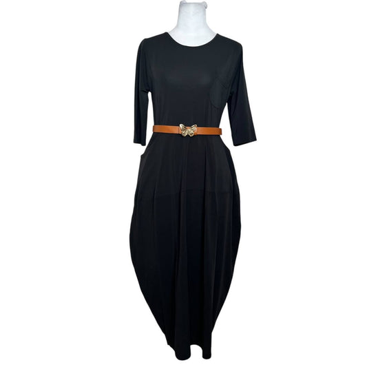 Elegant Black Casual Dress