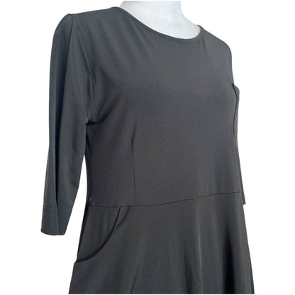 Elegant Black Casual Dress