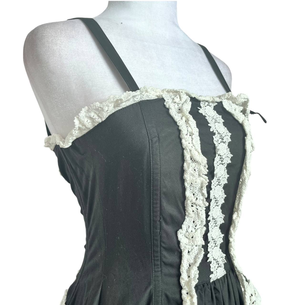 Black White Lace Dress