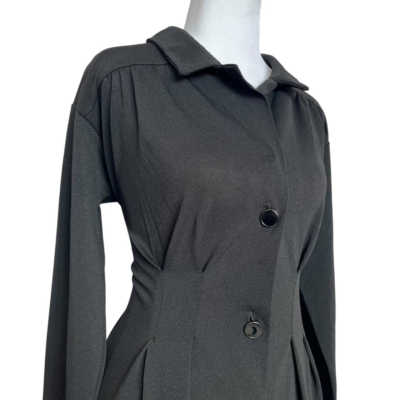 Black Button Down Dress