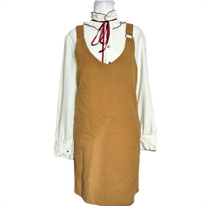 Tan Corduroy Pinafore Style
