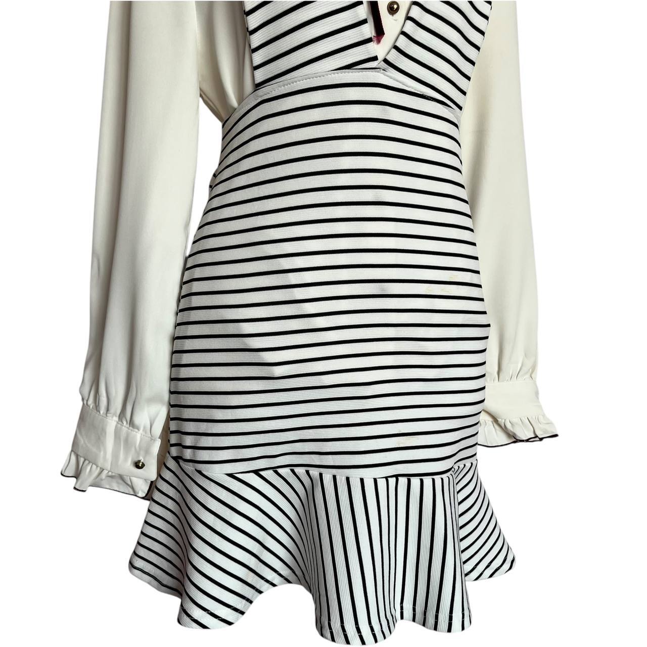 Vintage-Inspired Striped Dress