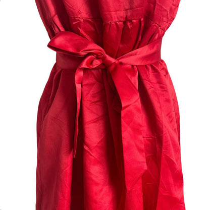 Striped Red Spaghetti Dress