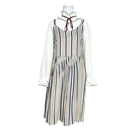 Layered Striped Dress Set