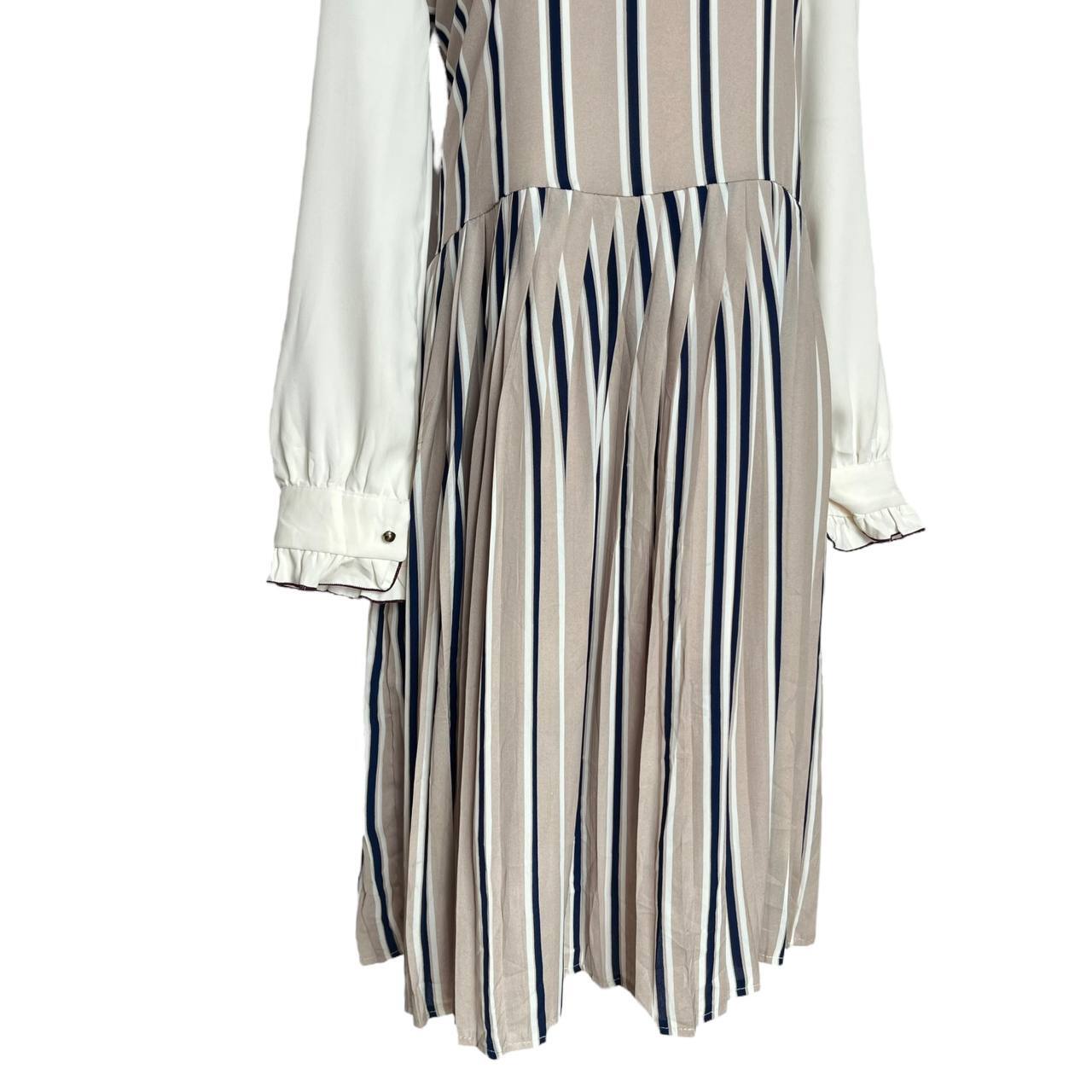 Layered Striped Dress Set