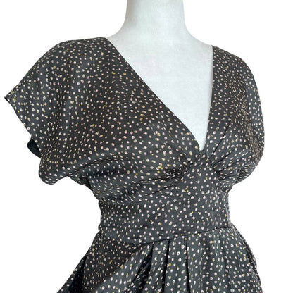 Polka Dot V-Neck Dress