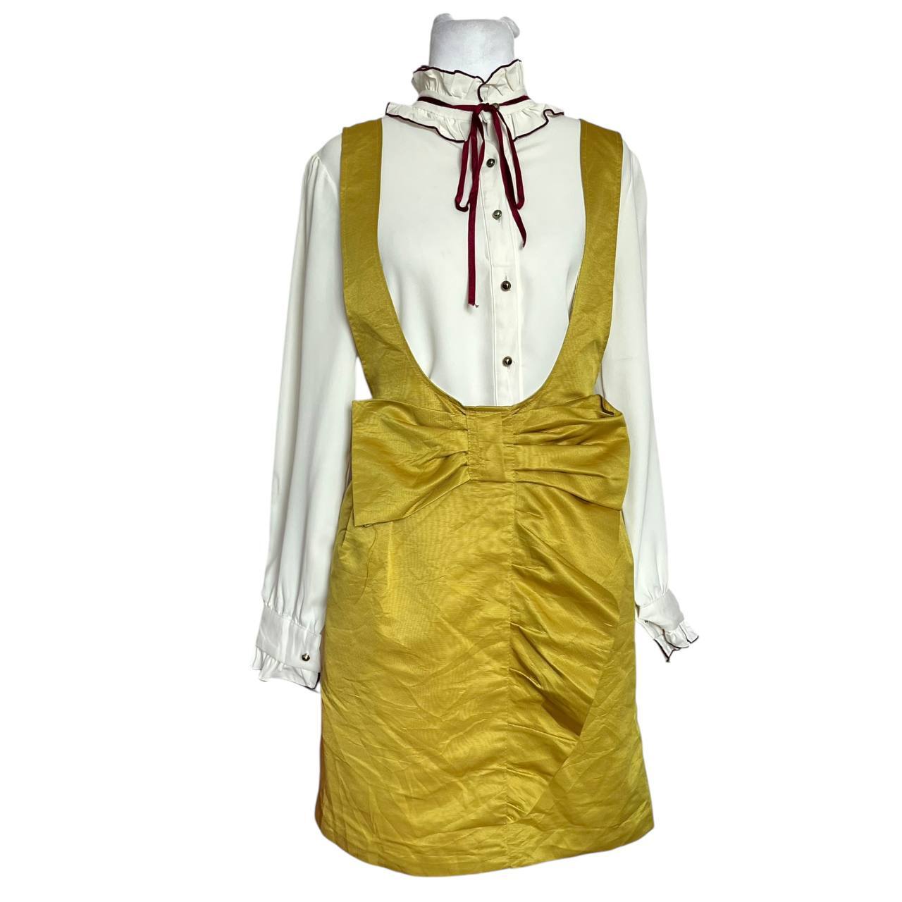 Vintage Yellow Pinafore Set