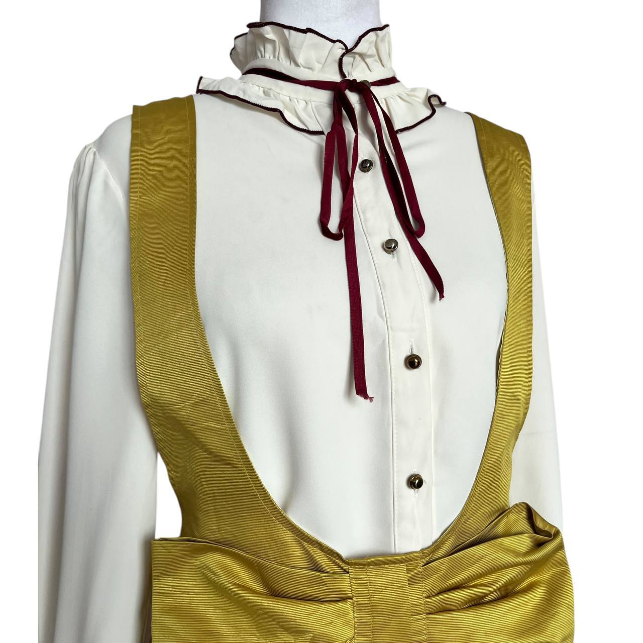 Vintage Yellow Pinafore Set