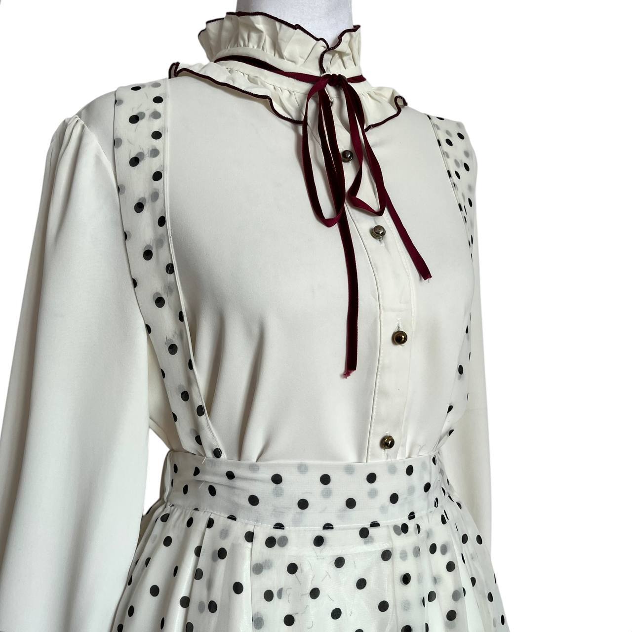 Ruffled Polka Dot Mini