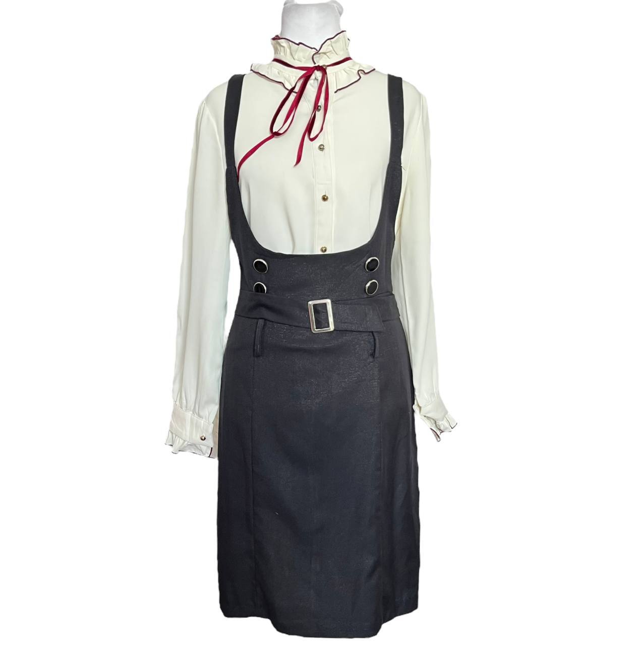 Vintage Suspender Skirt Look