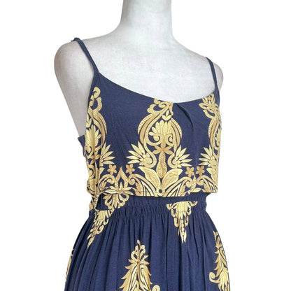 Dark Embroidered Sundress