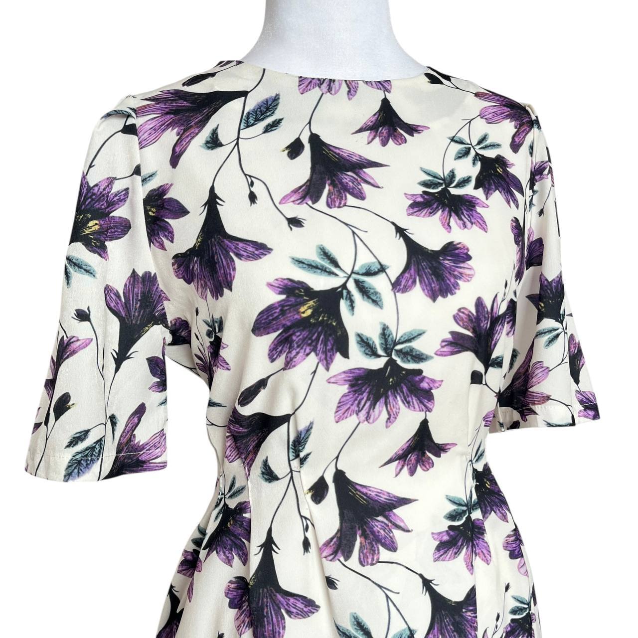 Elegant Floral Mini Dress