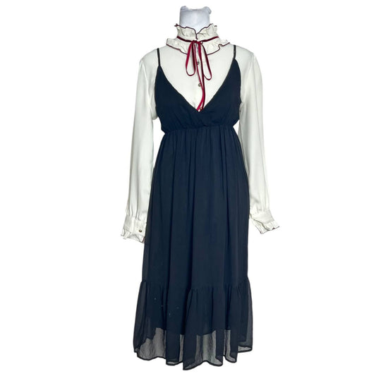 Vintage Layers Elegance Dress