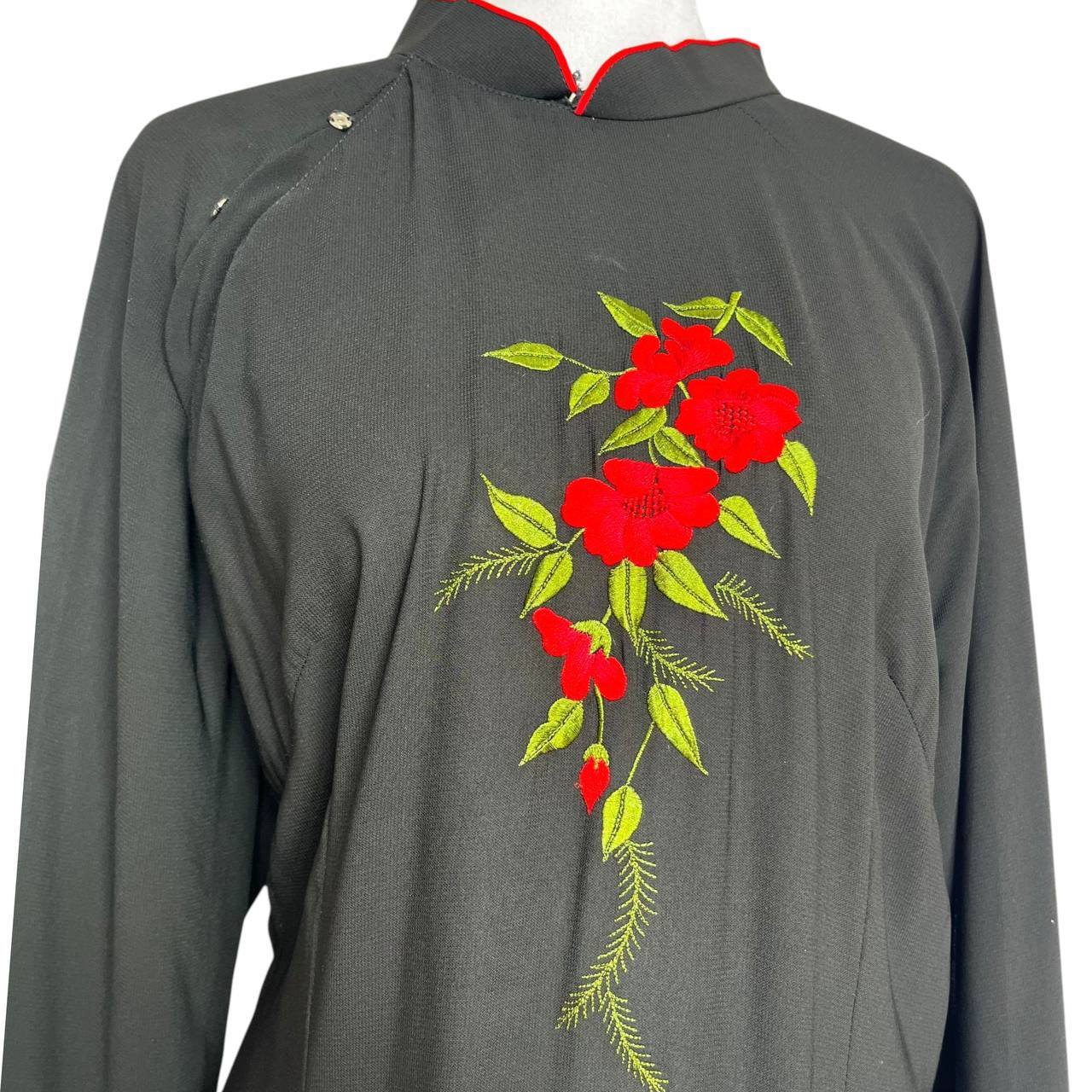 Rose Embroidered Cheongsam
