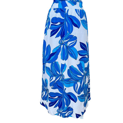 Floral One-Shoulder Maxi Dress
