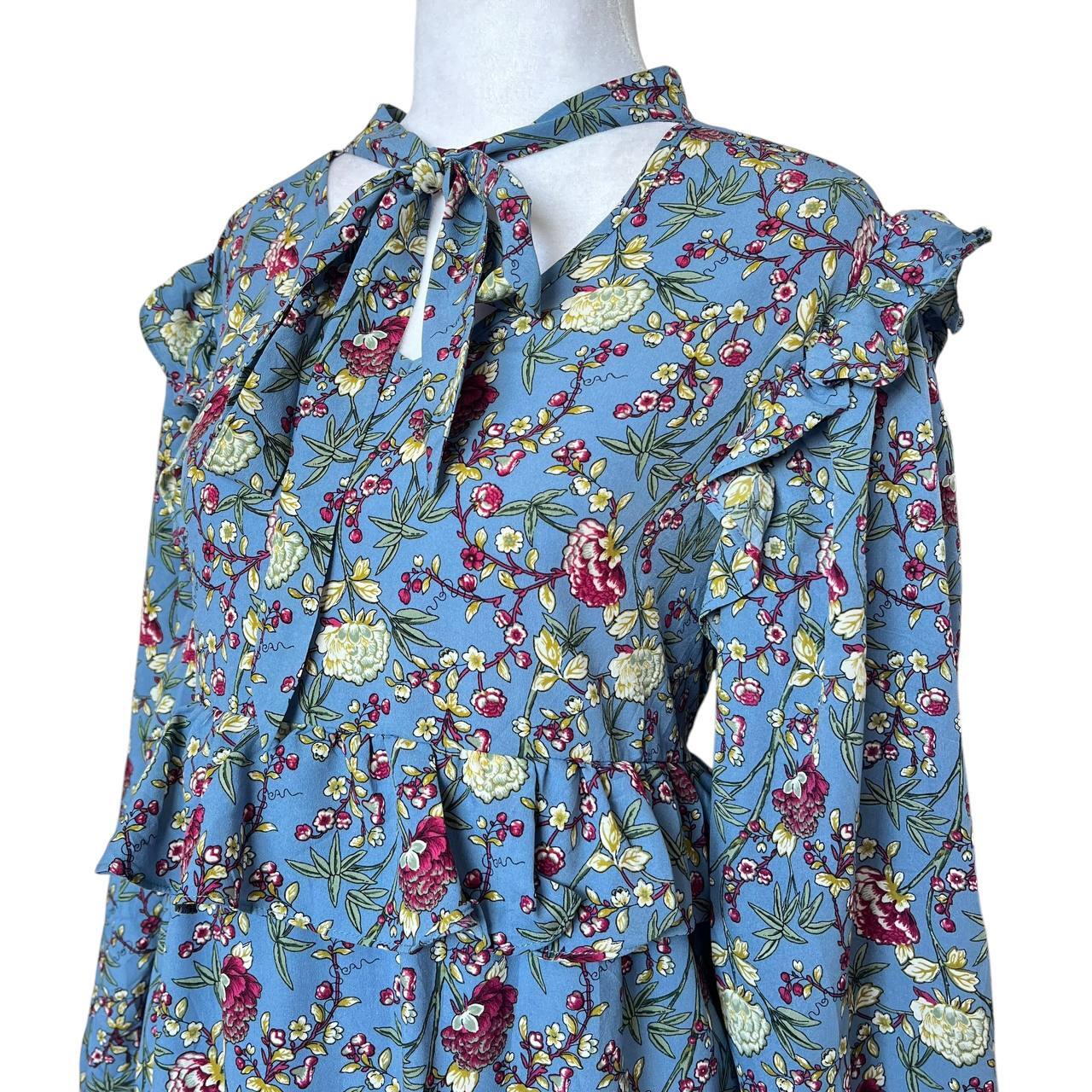 Floral Print Ruffle Dress