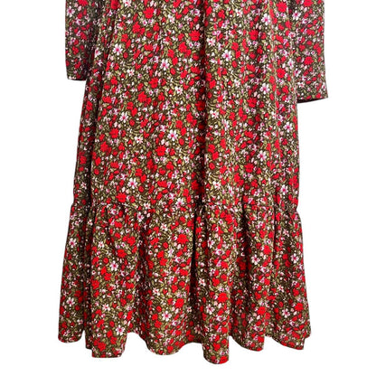 Red Floral Dress