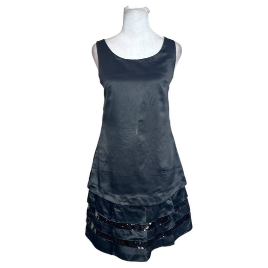 Black Tiered Ruffle Dress