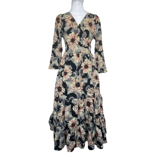 Bohemian Floral Midi Dress