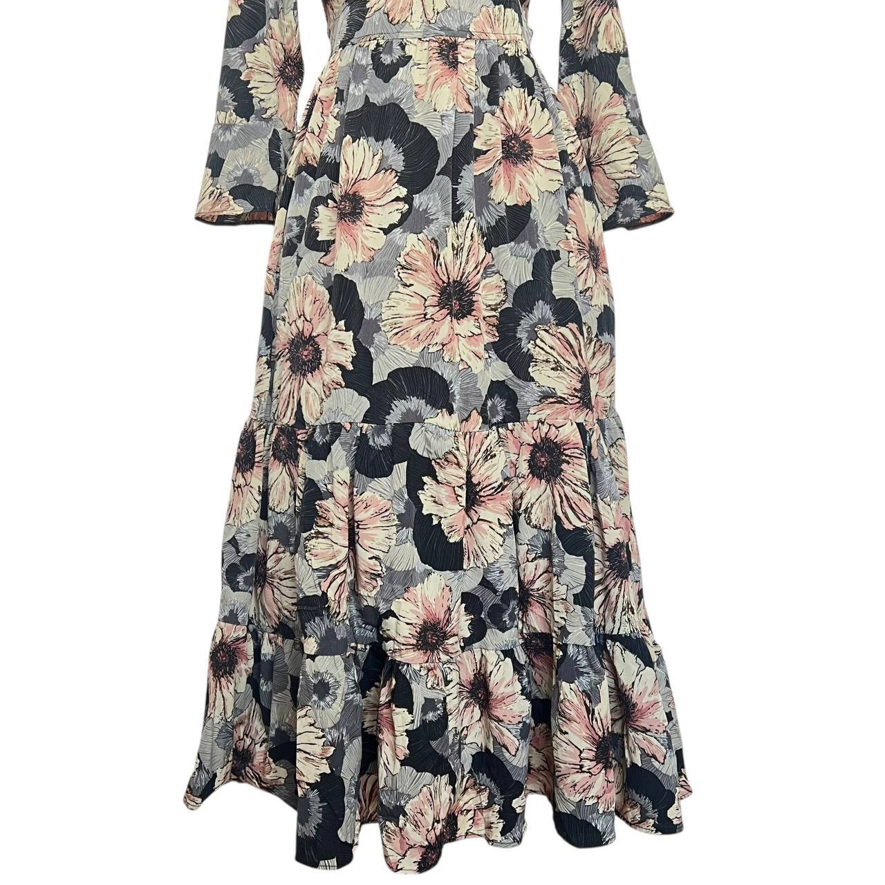 Bohemian Floral Midi Dress