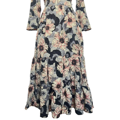Bohemian Floral Midi Dress