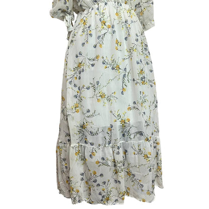 Floral Tiered Midi Dress