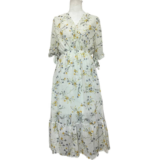 Floral Tiered Midi Dress