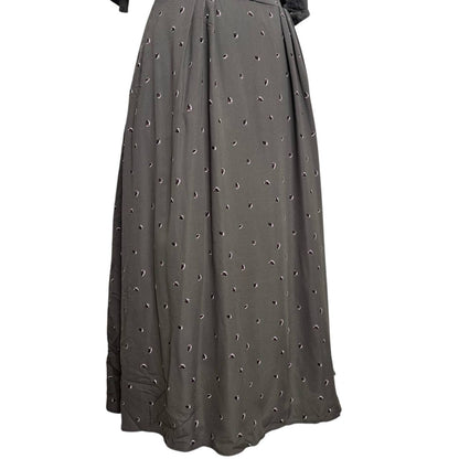 Grey Vintage Wrap Dress