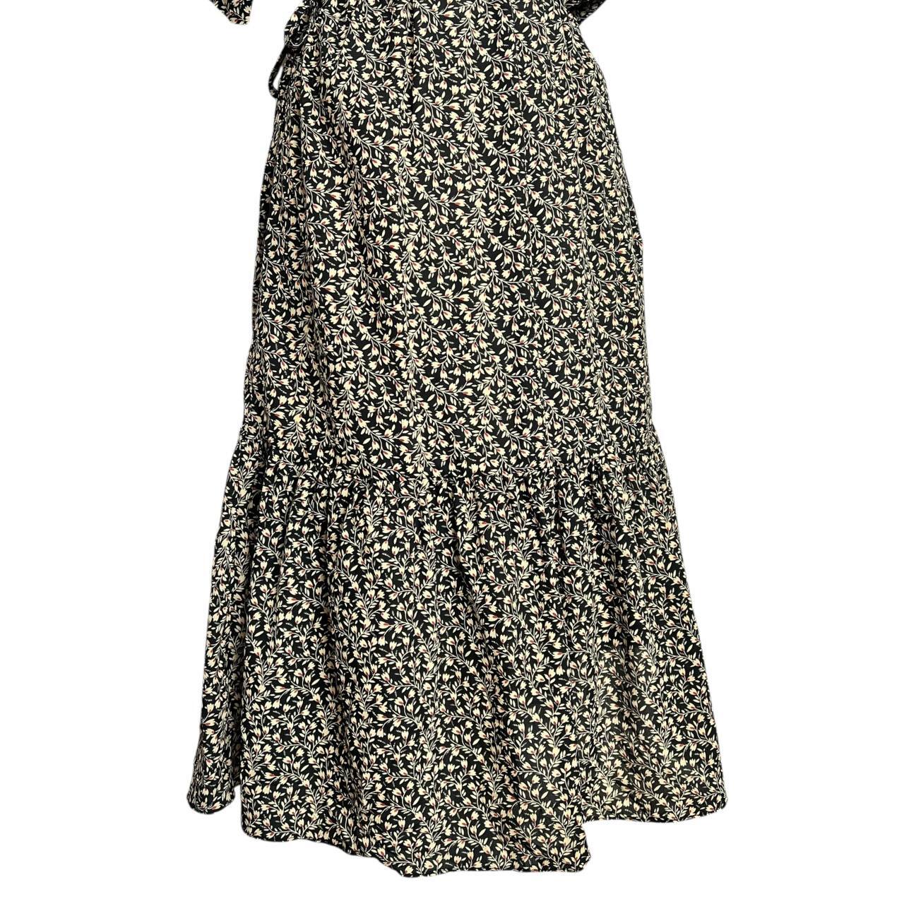 Speckled Flutter Midi Dress
